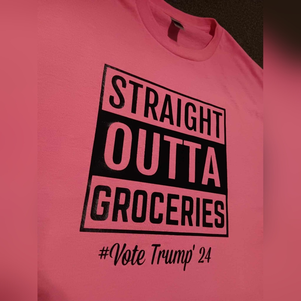 Buy it now "Straight outta groceries" T-shirt